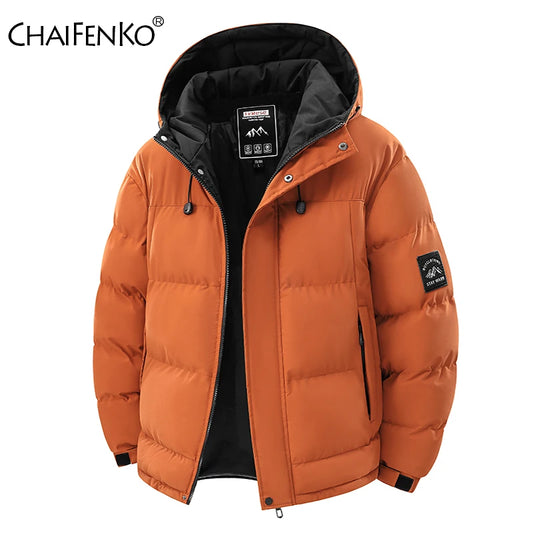 Parka Homme Hiver - Coupe-Vent Épaisse à Capuche
